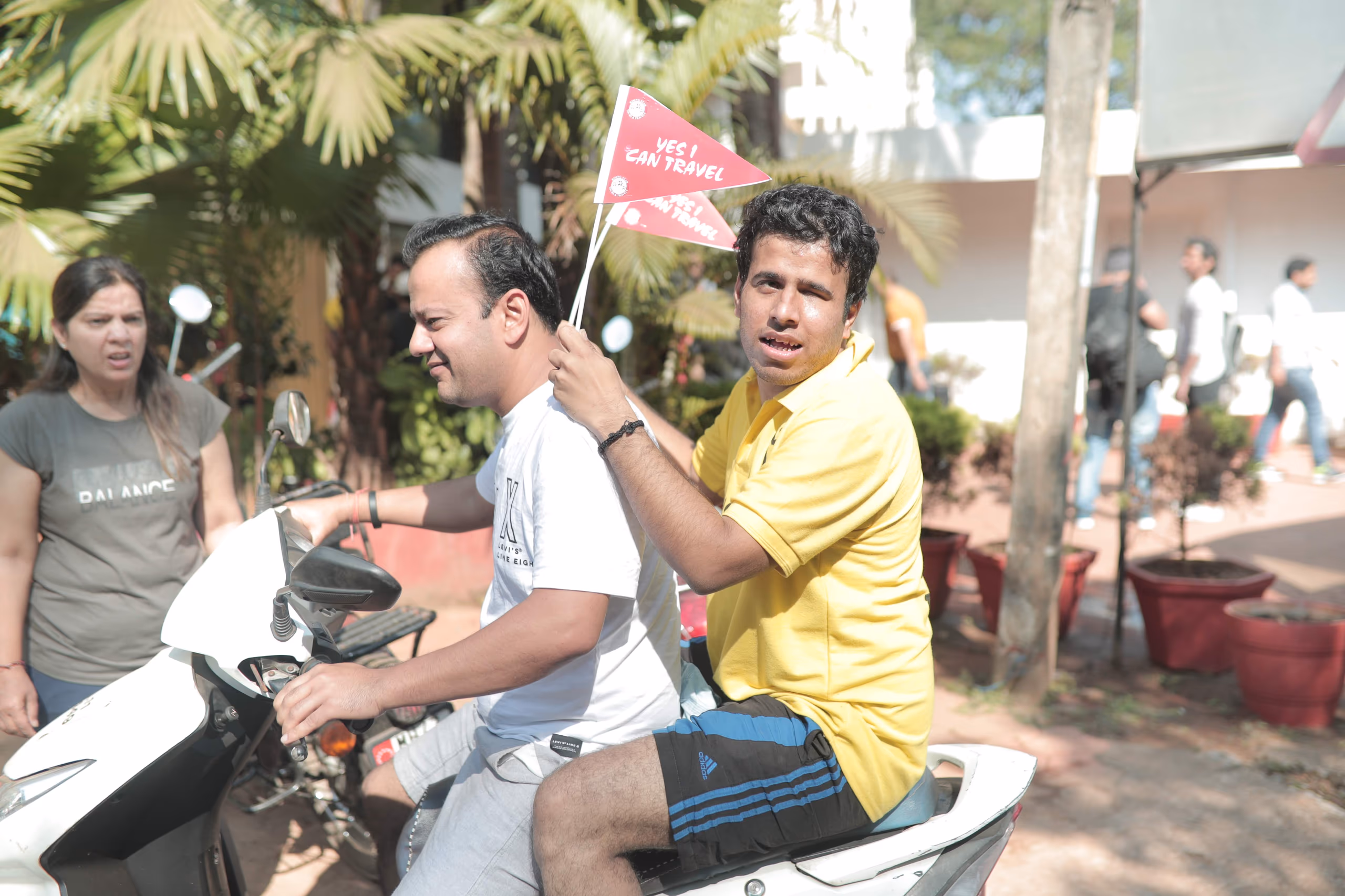 Visually impaired travellers on an RSKC journey